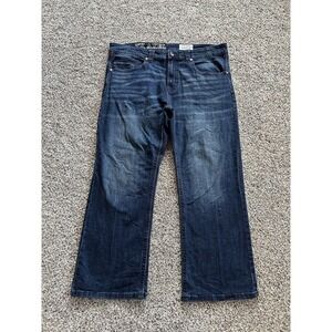 TK AXEL 38 X 30 (29.5) JEANS Slim Boot Stretch Denim Dark Wash WEARHARDER D24